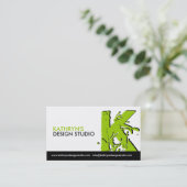 Cartes de visite monogrammes (Debout devant)