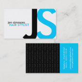 Cartes de visite monogrammes (Devant / Derrière)
