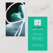 Cartes de visite monogrammes branchés (Devant / Derrière)