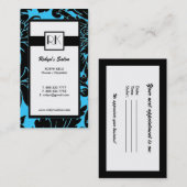 Cartes de visite monogrammes élégants (Devant / Derrière)