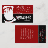 Cartes de visite Monogrammes-Grunge (Devant / Derrière)