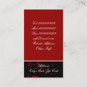 Cartes de visite Monogrammes-Grunge (Dos)