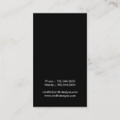 Cartes de visite Monogrammes originaux (Dos)