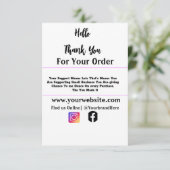 Cartes de visite monogrammes personnalisés personn (Debout devant)