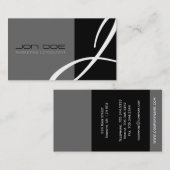 Cartes de visite monographiques uniques (Devant / Derrière)