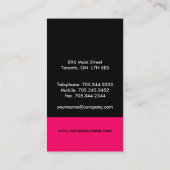 Cartes de visite monographiques uniques (Dos)