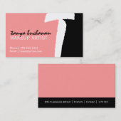 Cartes de visite monographiques uniques (Devant / Derrière)