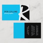 Cartes de visite monographiques uniques (Devant / Derrière)