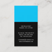 Cartes de visite monographiques uniques (Dos)