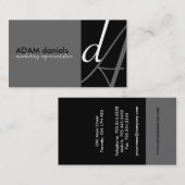 Cartes de visite monographiques uniques (Devant / Derrière)