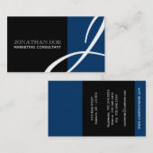 Cartes de visite monographiques uniques (Devant / Derrière)