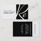 Cartes de visite monographiques uniques (Devant / Derrière)