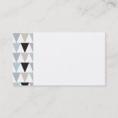 Cartes de visite motif multi-diamants (Dos)
