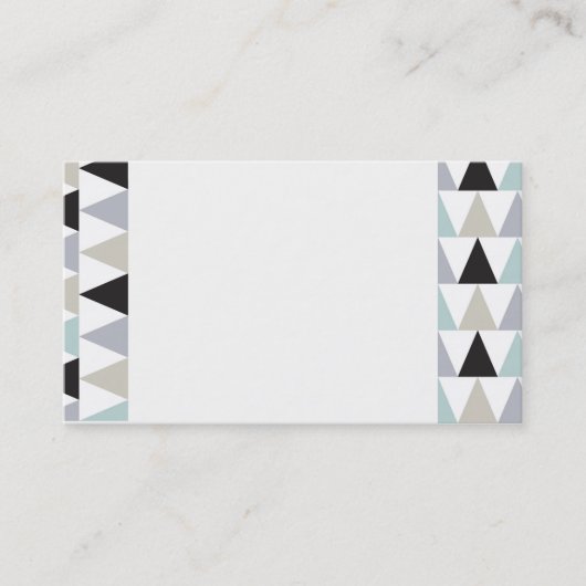Cartes de visite motif multi-diamants (Devant)