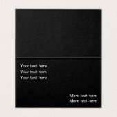 Cartes de visite Motifs de vache country branchés (Inside Unfolded)