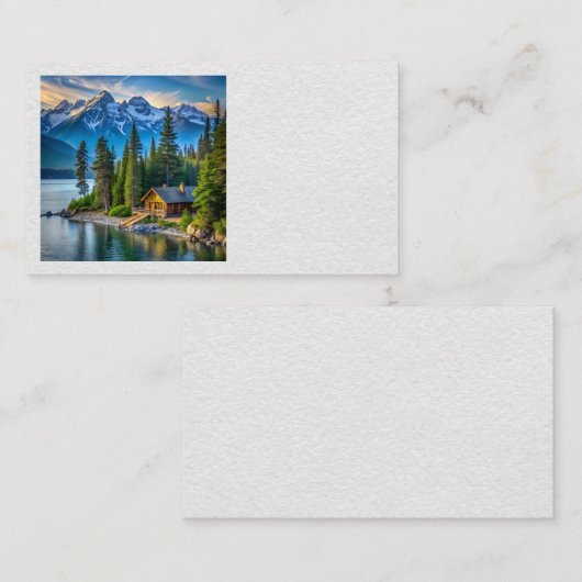 Cartes de visite Mountain View (Devant / Derrière)