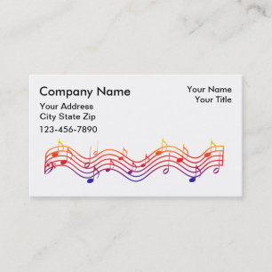 Cartes de visite musicales