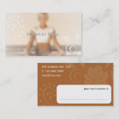 Cartes de visite mystiques du yoga (Devant / Derrière)