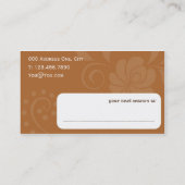 Cartes de visite mystiques du yoga (Dos)