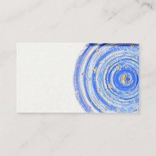 Cartes de visite mystiques psychiques de symbole (Devant)