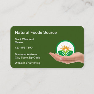 Cartes de visite Naturelles Inspirées de la Nature