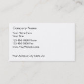 Cartes de visite nautiques (Dos)