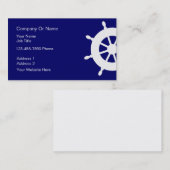 Cartes de visite nautiques (Devant / Derrière)