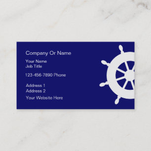 Cartes de visite nautiques