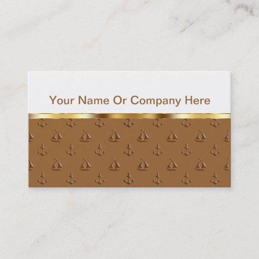 Cartes de visite nautiques (Devant)