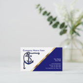 Cartes de visite nautiques (Debout devant)