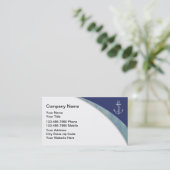 Cartes de visite nautiques (Debout devant)