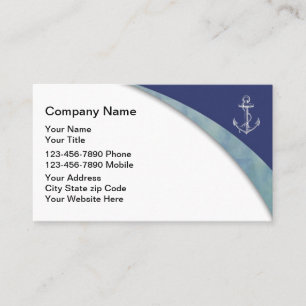 Cartes de visite nautiques