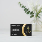 Cartes de visite nautiques (Debout devant)