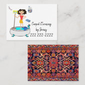 Cartes de visite, Nettoyage de tapis (Devant / Derrière)