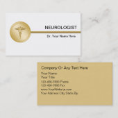 Cartes de visite neurologues (Devant / Derrière)
