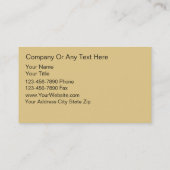 Cartes de visite neurologues (Dos)