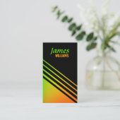 Cartes de visite noirs (Debout devant)