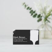 Cartes de visite noirs de peintre (Debout devant)