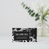 Cartes de visite noirs et blancs (Debout devant)