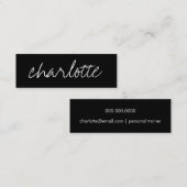 Cartes de visite nommés (Devant / Derrière)