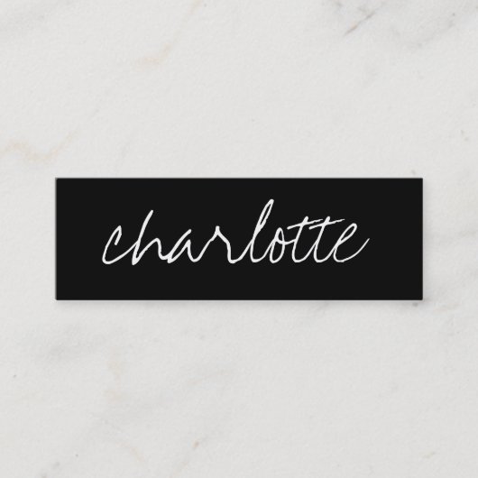 Cartes de visite nommés (Devant)