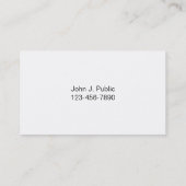 Cartes de visite notaires (Dos)