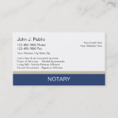 Cartes de visite notaires (Devant)