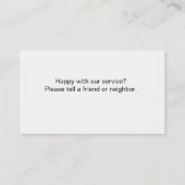 Cartes de visite notaires (Dos)