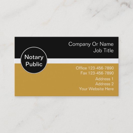 Cartes de visite notaires (Devant)