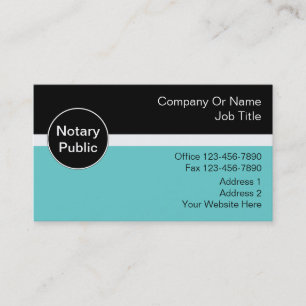 Cartes de visite notaires