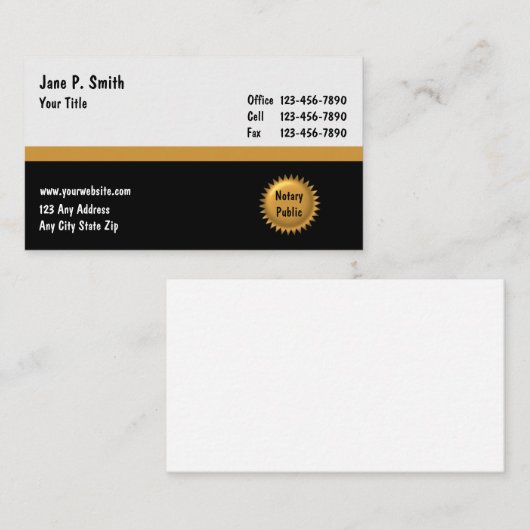 Cartes de visite notaires_2 (Devant / Derrière)