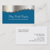 Cartes de visite nuptiales d'accessoires (Devant / Derrière)