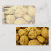 Cartes de visite Nuts 001 (Devant / Derrière)