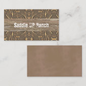 Cartes de visite occidentaux (Devant / Derrière)